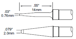 Картриджи-наконечники для прецизионного термопинцета MFR-PTZ